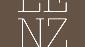 Ein stilvolles Logo für "Der Lenz". Es zeigt die Begriffe "Hotel", "Wirtshaus" und "Bar" in einfacher Schrift.